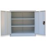 Armario de oficina 2 puertas 90 cm acero gris de vidaXL, Armarios archivadores - Ref: Foro24-20114, Precio: 196,60 €, Descuen...