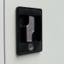 Armario de oficina 2 puertas 90 cm acero gris de vidaXL, Armarios archivadores - Ref: Foro24-20114, Precio: 196,60 €, Descuen...