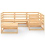 Juego de muebles de jardín 5 piezas madera maciza de pino de , Conjuntos de jardín - Ref: Foro24-3075549, Precio: 274,10 €, D...