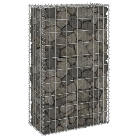 Muro de gaviones con cubiertas acero galvanizado 60x30x100 cm de , Paneles de vallas - Ref: Foro24-147811, Precio: 58,65 €, D...