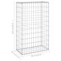 Muro de gaviones con cubiertas acero galvanizado 60x30x100 cm de , Paneles de vallas - Ref: Foro24-147811, Precio: 58,65 €, D...