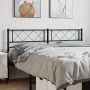 Cabecero de metal negro 150 cm de , Cabeceros y pies de cama - Ref: Foro24-372311, Precio: 31,07 €, Descuento: %