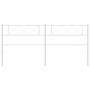 Cabecero de metal blanco 200 cm de , Cabeceros y pies de cama - Ref: Foro24-372364, Precio: 32,61 €, Descuento: %