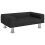 Cama para perros de terciopelo negra 70x45x26,5 cm en Camas para perros | Comprar online en Foru.es