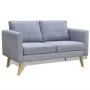 Conjunto de sofás de 2 y 3 plazas de tela gris claro de , Sofás - Ref: Foro24-272193, Precio: 546,19 €, Descuento: %