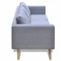 Conjunto de sofás de 2 y 3 plazas de tela gris claro de , Sofás - Ref: Foro24-272193, Precio: 546,19 €, Descuento: %