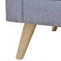 Conjunto de sofás de 2 y 3 plazas de tela gris claro de , Sofás - Ref: Foro24-272193, Precio: 553,93 €, Descuento: %