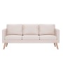 Conjunto de sofás 2 piezas tela color crema de , Sofás - Ref: Foro24-276851, Precio: 685,32 €, Descuento: %