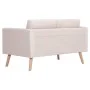 2-piece sofa set in cream fabric by , Sofas - Ref: Foro24-276851, Price: 633,98 €, Discount: %