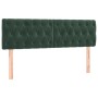 Cabeceros 2 unidades de terciopelo verde oscuro 72x7x78/88 cm de , Cabeceros y pies de cama - Ref: Foro24-346351, Precio: 74,...