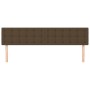 Cabeceros 2 unidades de tela marrón oscuro 100x5x78/88 cm de , Cabeceros y pies de cama - Ref: Foro24-346519, Precio: 78,89 €...