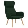 Sillón de relax con taburete terciopelo verde oscuro de , Sillones - Ref: Foro24-3097822, Precio: 146,56 €, Descuento: %