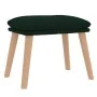 Sillón de relax con taburete terciopelo verde oscuro de , Sillones - Ref: Foro24-3097822, Precio: 146,56 €, Descuento: %