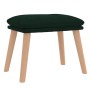Sillón de relax con taburete terciopelo verde oscuro de , Sillones - Ref: Foro24-3097822, Precio: 149,18 €, Descuento: %