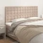 Cabeceros 4 unidades cuero sintético capuchino 90x5x78/88 cm de , Cabeceros y pies de cama - Ref: Foro24-3116439, Precio: 146...
