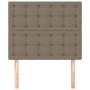 Cabeceros 2 unidades de tela gris taupe 100x5x78/88 cm de , Cabeceros y pies de cama - Ref: Foro24-3116760, Precio: 78,12 €, ...