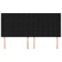 Headboards 4 units of black fabric 80x5x78/88 cm by , Headboards and footboards - Ref: Foro24-3116774, Price: 127,87 €, Disco...