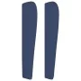Headboard with blue fabric ears 103x23x118/128 cm by , Headboards and footboards - Ref: Foro24-3118386, Price: 76,00 €, Disco...