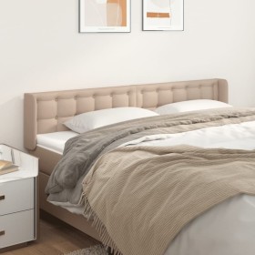 Cabecero de cuero sintético color capuchino 183x16x78/88 cm de , Cabeceros y pies de cama - Ref: Foro24-3118875, Precio: 88,6...
