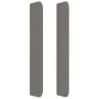 Headboard with dark gray fabric ears 103x16x118/128 cm by , Headboards and footboards - Ref: Foro24-3120005, Price: 75,18 €, ...
