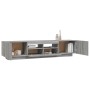 Set muebles TV con LEDs 2 pzas madera contrachapada gris Sonoma de , Muebles TV - Ref: Foro24-3120168, Precio: 111,47 €, Desc...