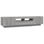 Set muebles TV con LEDs 2 pzas madera contrachapada gris Sonoma de , Muebles TV - Ref: Foro24-3120168, Precio: 111,47 €, Desc...