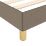 Estructura de cama con cabecero de tela gris taupe 100x200 cm de , Camas y somieres - Ref: Foro24-3125361, Precio: 140,21 €, ...