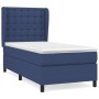 Cama box spring con colchón tela azul 80x200 cm de , Camas y somieres - Ref: Foro24-3128243, Precio: 370,73 €, Descuento: %