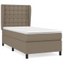 Cama box spring con colchón tela gris taupe 80x200 cm de , Camas y somieres - Ref: Foro24-3128241, Precio: 370,10 €, Descuent...