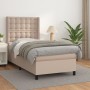 Cama box spring con colchón cuero sintético capuchino 90x200 cm de , Camas y somieres - Ref: Foro24-3132482, Precio: 356,64 €...
