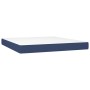 Cama box spring colchón y luces LED tela azul 160x200 cm de , Camas y somieres - Ref: Foro24-3135211, Precio: 560,15 €, Descu...