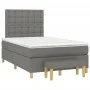 Box spring bed with dark gray fabric mattress 120x200 cm by , Beds and slatted bases - Ref: Foro24-3137462, Price: 420,73 €, ...