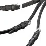 Brida Flash de Cuero Negro con Riendas y Bocado (Caballo Percherón) de vidaXL, Cabezadas - Ref: Foro24-90896, Precio: 39,53 €...