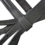 Brida Flash de Cuero Negro con Riendas y Bocado (Caballo Percherón) de vidaXL, Cabezadas - Ref: Foro24-90896, Precio: 39,53 €...