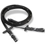 Brida Flash de Cuero Negro con Riendas y Bocado (Caballo Percherón) de vidaXL, Cabezadas - Ref: Foro24-90896, Precio: 41,82 €...