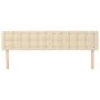 Headboards 2 units of cream-colored fabric 80x5x78/88 cm by , Headboards and footboards - Ref: Foro24-346481, Price: 66,97 €,...