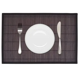 6 salvamanteles de bambú 30x45 cm marrón oscuro de vidaXL, Manteles individuales - Ref: Foro24-242110, Precio: 18,94 €, Descu...