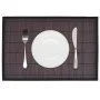 6 salvamanteles de bambú 30x45 cm marrón oscuro by vidaXL, Placemats - Ref: Foro24-242110, Price: 18,94 €, Discount: %