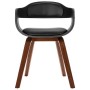 Silla de comedor de madera curvada y cuero artificial de vidaXL, Sillas de comedor - Ref: Foro24-241684, Precio: 143,80 €, De...