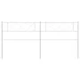 White metal headboard 160 cm by , Headboards and footboards - Ref: Foro24-372361, Price: 27,95 €, Discount: %