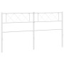 Cabecero de metal blanco 193 cm de , Cabeceros y pies de cama - Ref: Foro24-372363, Precio: 32,08 €, Descuento: %
