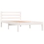 Estructura de cama madera maciza de pino blanco 90x190 cm de , Camas y somieres - Ref: Foro24-810396, Precio: 74,54 €, Descue...