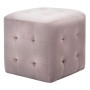 Mesitas de noche 2 unidades terciopelo rosa 30x30x30 cm de vidaXL, Mesitas de noche - Ref: Foro24-249020, Precio: 85,29 €, De...