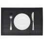 6 salvamanteles de bambú 30x45 cm negro de vidaXL, Manteles individuales - Ref: Foro24-242109, Precio: 16,43 €, Descuento: %
