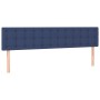 Cabeceros 2 unidades de tela azul 80x5x78/88 cm de , Cabeceros y pies de cama - Ref: Foro24-346482, Precio: 65,41 €, Descuent...
