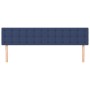 Cabeceros 2 unidades de tela azul 80x5x78/88 cm de , Cabeceros y pies de cama - Ref: Foro24-346482, Precio: 65,41 €, Descuent...