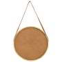 Espejo de pared con correa dorado 50 cm en Espejos | Comprar online en Foru.es