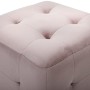 Mesitas de noche 2 unidades terciopelo rosa 30x30x30 cm de vidaXL, Mesitas de noche - Ref: Foro24-249020, Precio: 85,29 €, De...