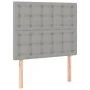 Headboards 2 units of light gray fabric 80x5x78/88 cm by , Headboards and footboards - Ref: Foro24-3116740, Price: 64,59 €, D...