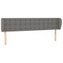 Cabecero de tela gris oscuro 203x23x78/88 cm de , Cabeceros y pies de cama - Ref: Foro24-3117601, Precio: 83,30 €, Descuento: %